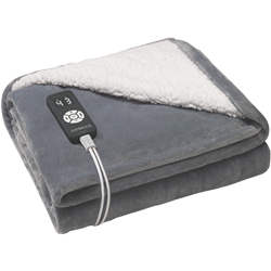 Kambrook Snugasabug Heated Throw Smooth Grey