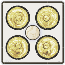 IXL Tastic Paramount 3 in 1 - Bathroom Heater Exhaust Fan & Light