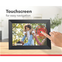 Qpix 10.1 Digital Photo Frame WiFi IPS Touch Screen Frameo 16GB