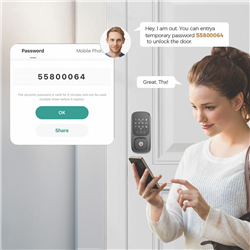 Connect SmartHome Deadbolt Lock with Palm Reader