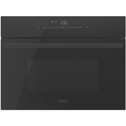 Haier 500 Series 60cm Built in Companion 11 Function Microwave + Convection Black