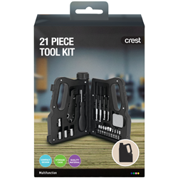 Crest Compact 21 Piece Tool Kit