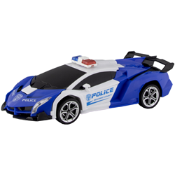 Techxtras Remote Control Transforming Robot Car (Blue)
