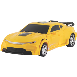 Techxtras Remote Control Transforming Robot Car (Yellow)