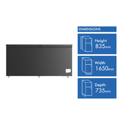 CHiQ 500L Hybrid Chest Freezer