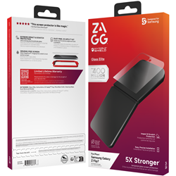 ZAGG Samsung Z Flip7 Invisableshield Glass Elite Screen Protector