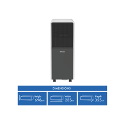 Dimplex 3.8kW Recycled Portable AC w/ Wi-Fi & Dehumidifier