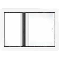 IXL Tastic Luminate Essential Single 3 in 1 Bathroom Heater Exhaust Fan & Light - White