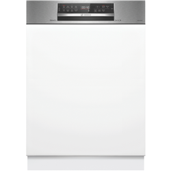 Bosch Series 8 60cm Semi Integrated Dishwasher Tall Tub Brushed Steel