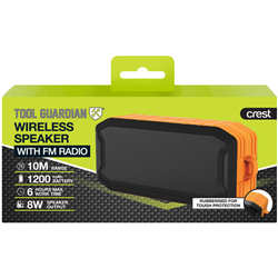 Tool Guardian 8W FM Rechargeable Wireless Bluetooth Radio