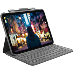 Logitech Slim Folio for iPad (10th Gen & A16) Grey